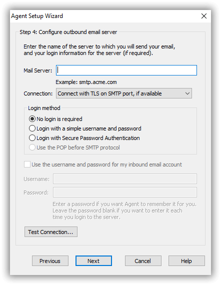 Forteagent Newsreader Configure Outbound Email Server