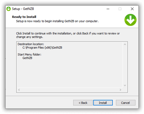 Getnzb Newsreader Ready to Install 6