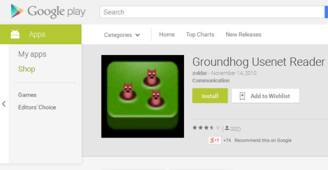 Groundhog Google Play