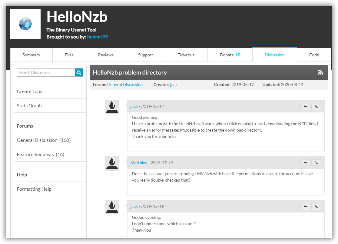 Hellonzb Newsreader Problem Directory