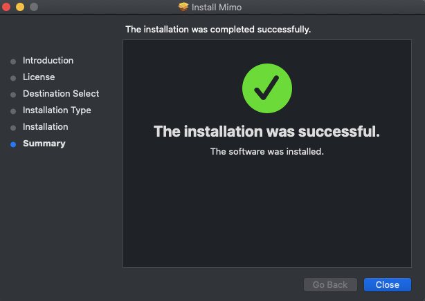 Mimo Successful Installation