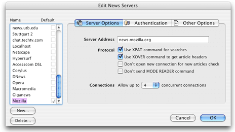 Mt Newswatcher Multiple Servers