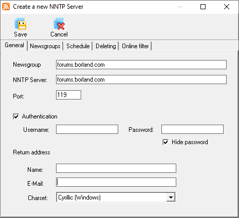 Newsgroup Commander Pro Add Server