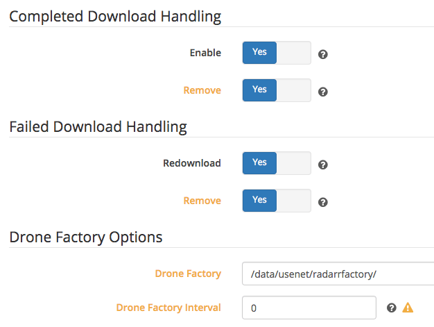 Radarr Download Handling
