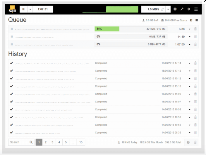 sabnzbd logs