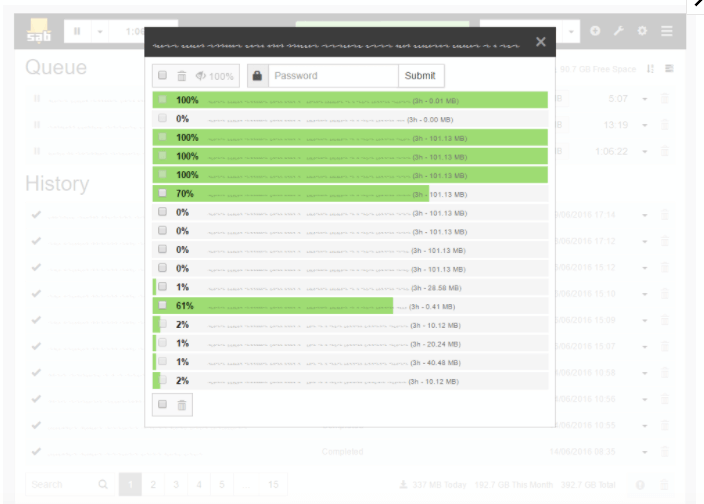 Sabnzbd Manage Individual Files