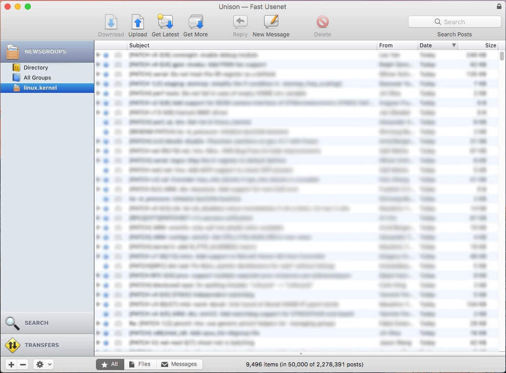 usenet reader programs for mac os x