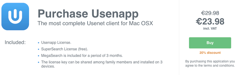 Usenapp Pricing